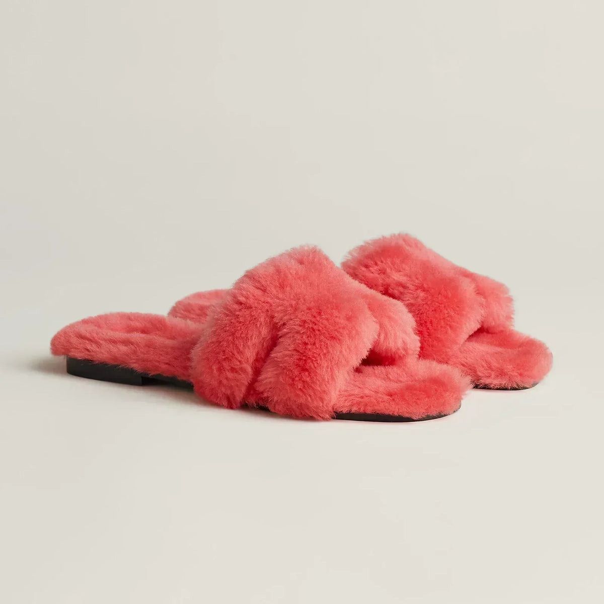 Hermes Sandales Rose désert