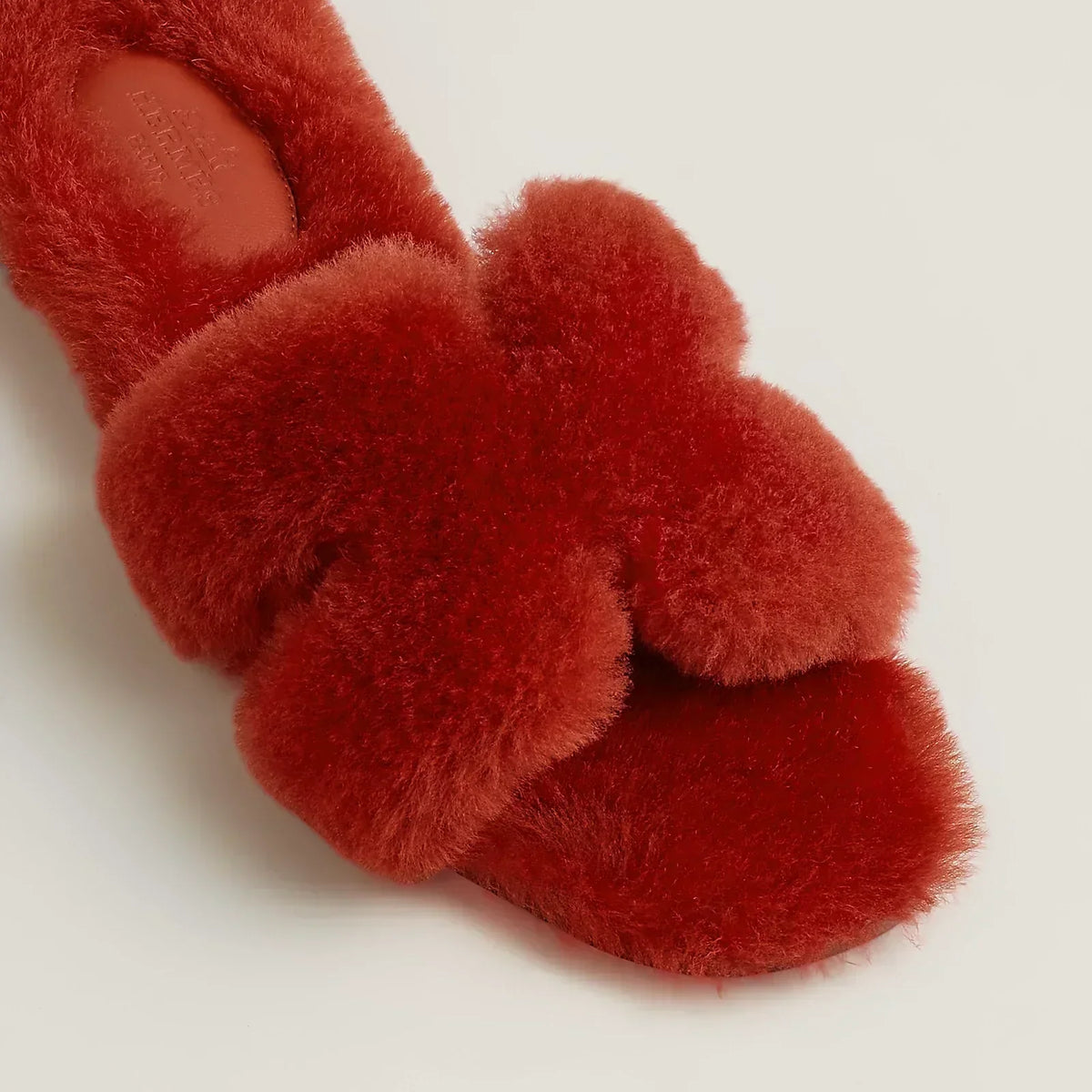 Hermes Sandales Rouge Turin