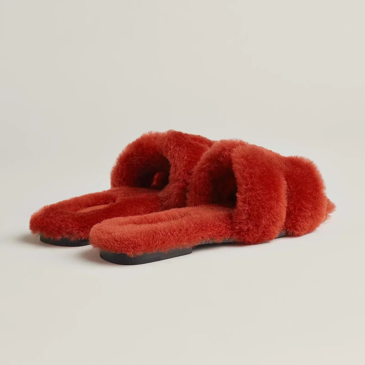 Hermes Sandales Rouge Turin