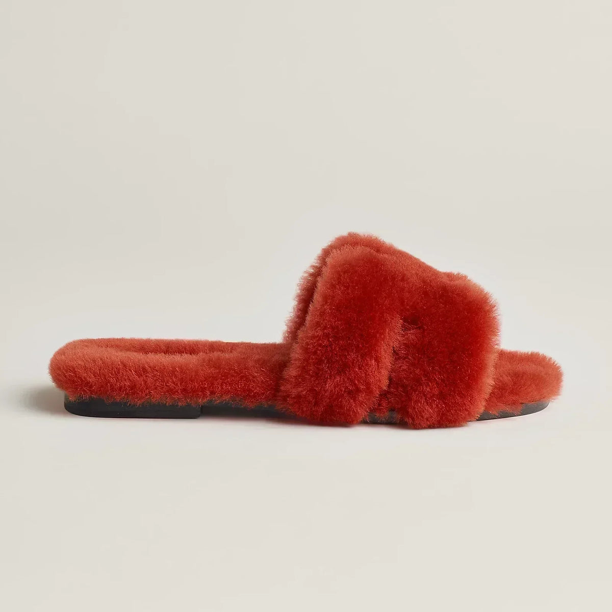 Hermes Sandales Rouge Turin