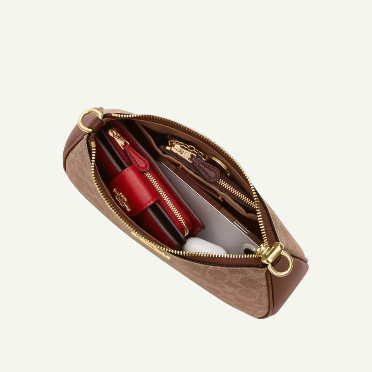 Coach Teri Canvas Bag Brown