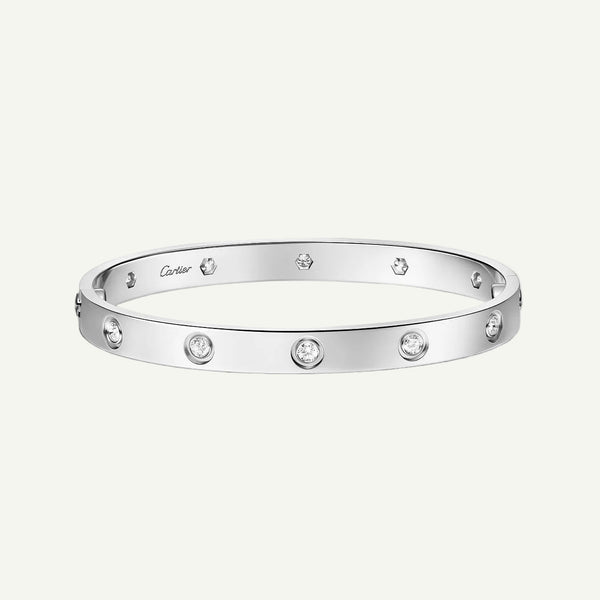 Cartier - Love Bracelet, 10 Diamonds White Gold