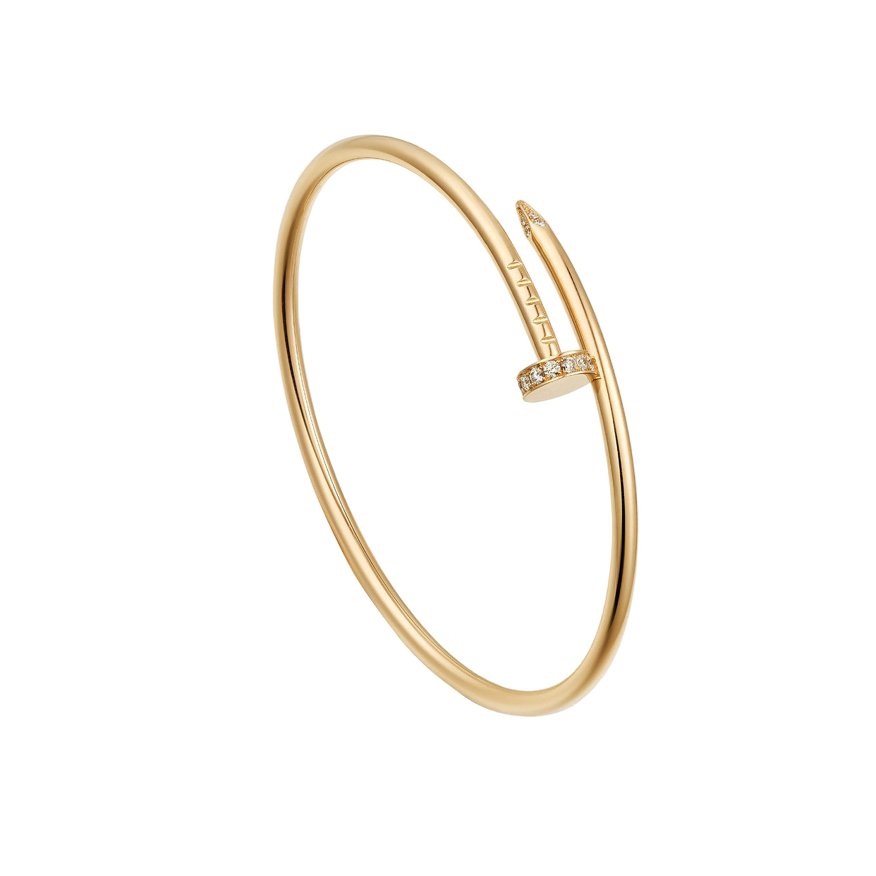 Cartier - Bracelet Juste un Clou Diamants Or Jaune