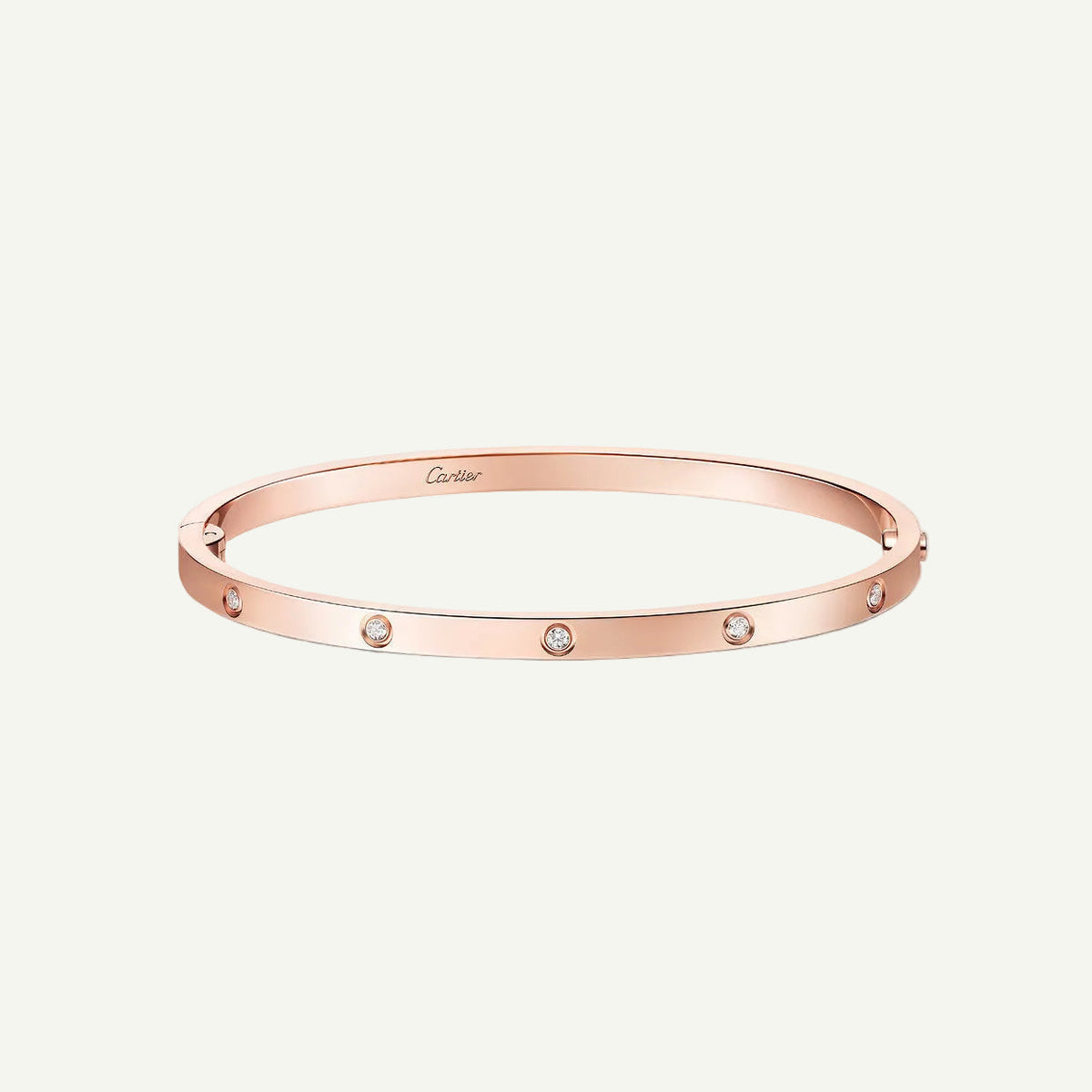 Cartier - Love Bracelet, 10 Diamonds Rose Gold