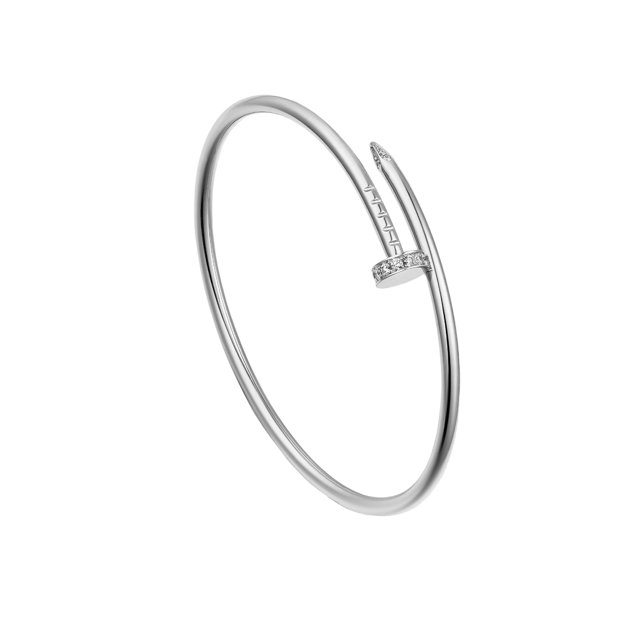 Cartier - Bracelet Juste un Clou Diamants Or Gris