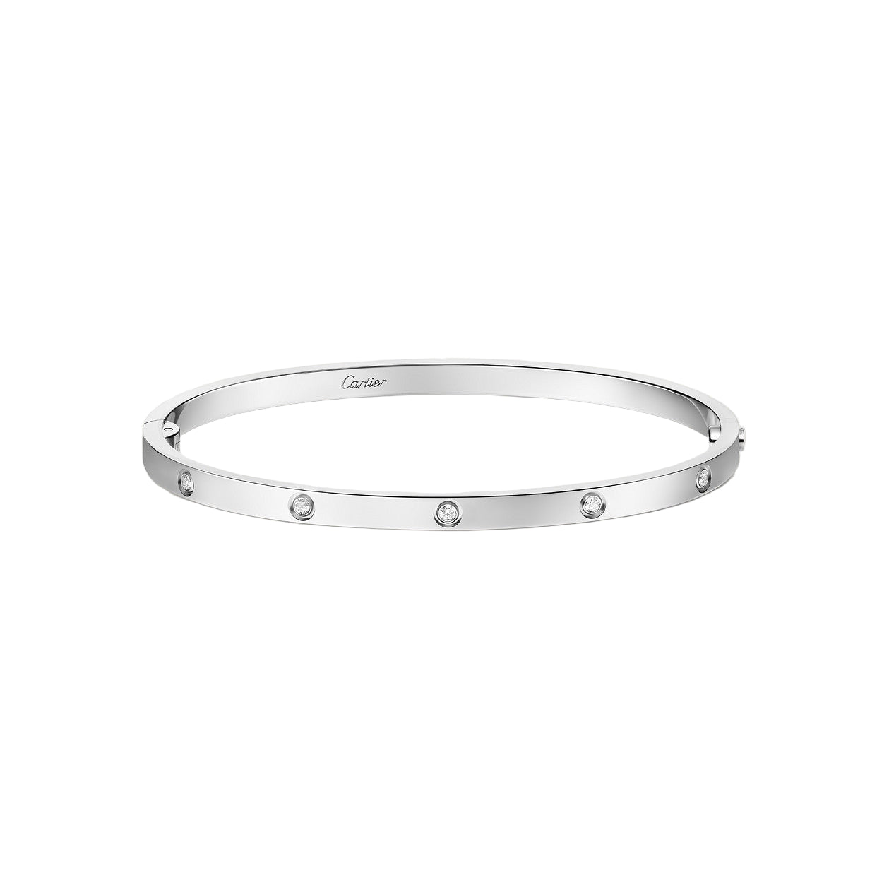 Cartier - Bracelet Love, 10 diamants Or Blanc