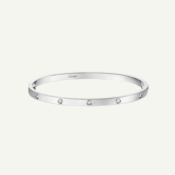 Cartier - Love Bracelet, 10 Diamonds White Gold