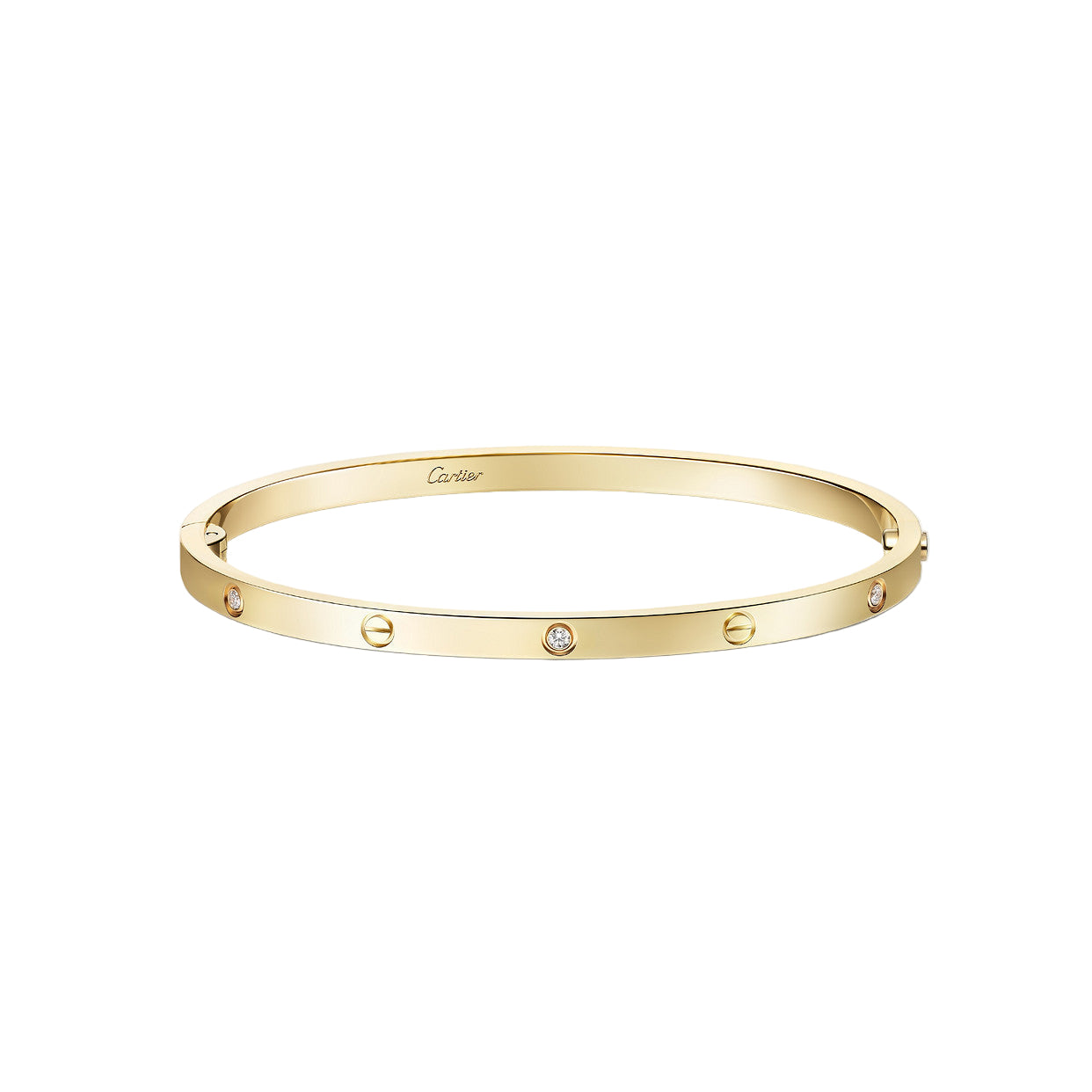 Cartier - Bracelet Love, 4 diamants Or Jaune