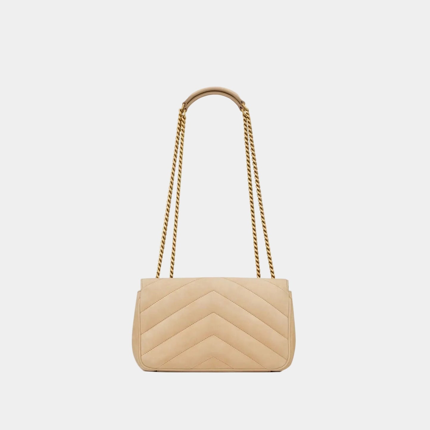 Saint Laurent Sac Loulou Small Suède Matelassé