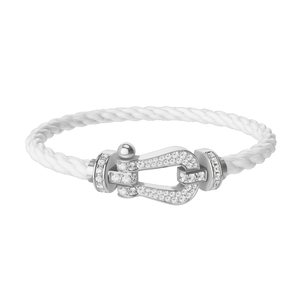 Fred - Bracelet Force 10 or blanc