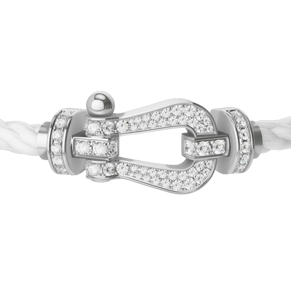 Fred - Bracelet Force 10 or blanc