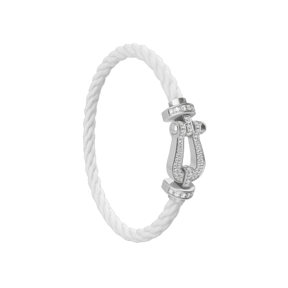 Fred - Bracelet Force 10 or blanc