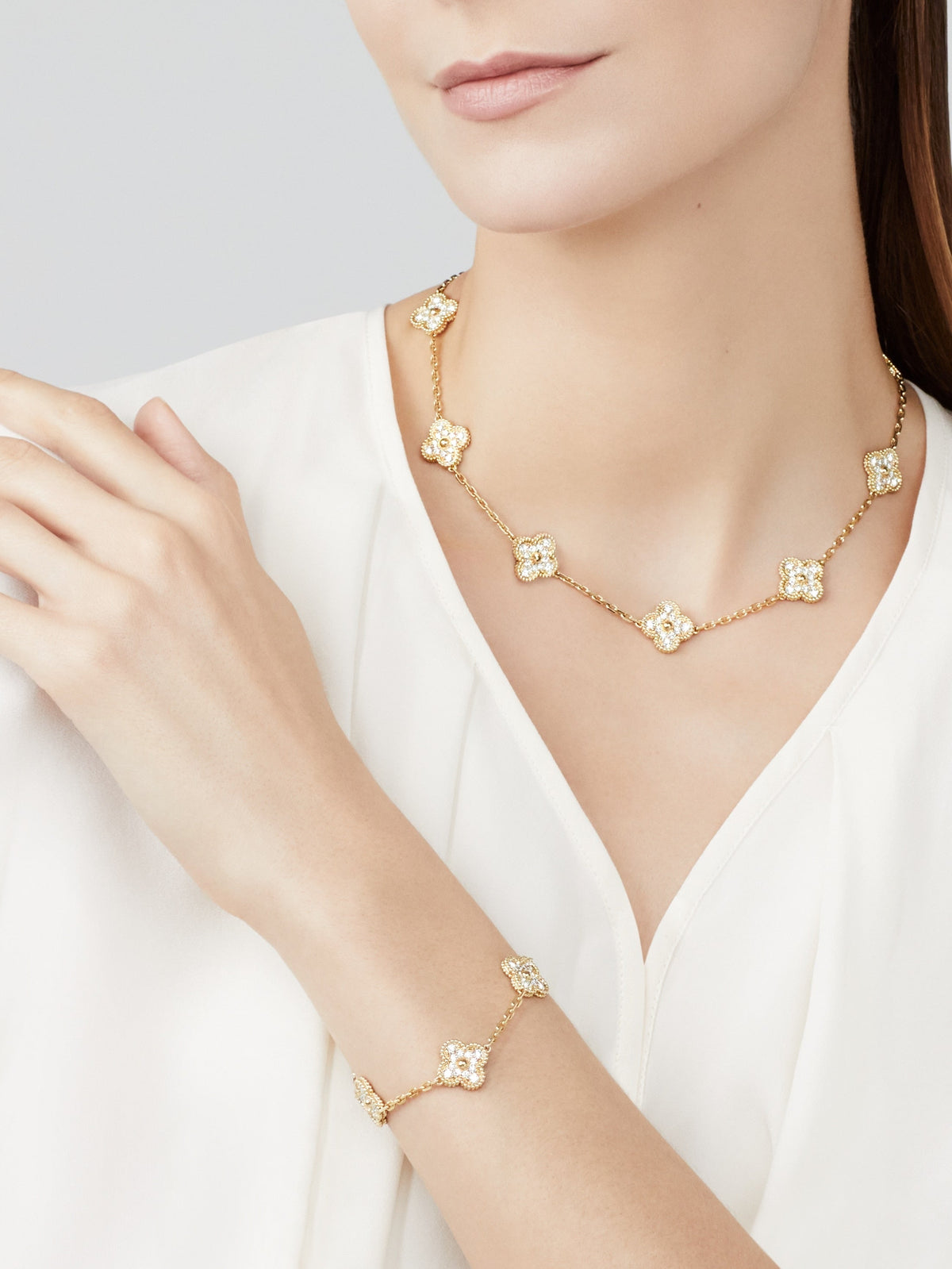 Van Cleef - Vintage Alhambra 5 Motifs Diamond