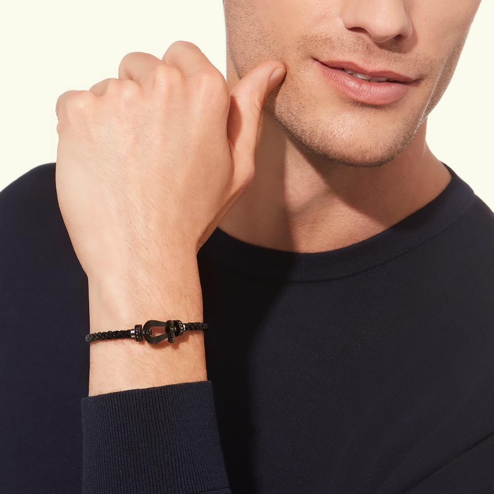 Fred - Bracelet Force 10 Black Titanium / Black Diamonds