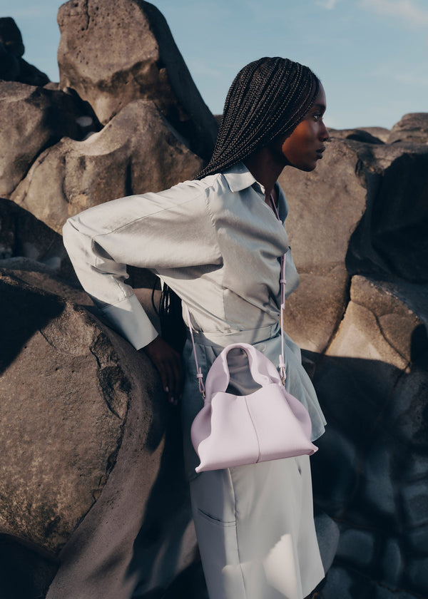 Polène Sac Numéro Neuf Mini Glycine Grainé
