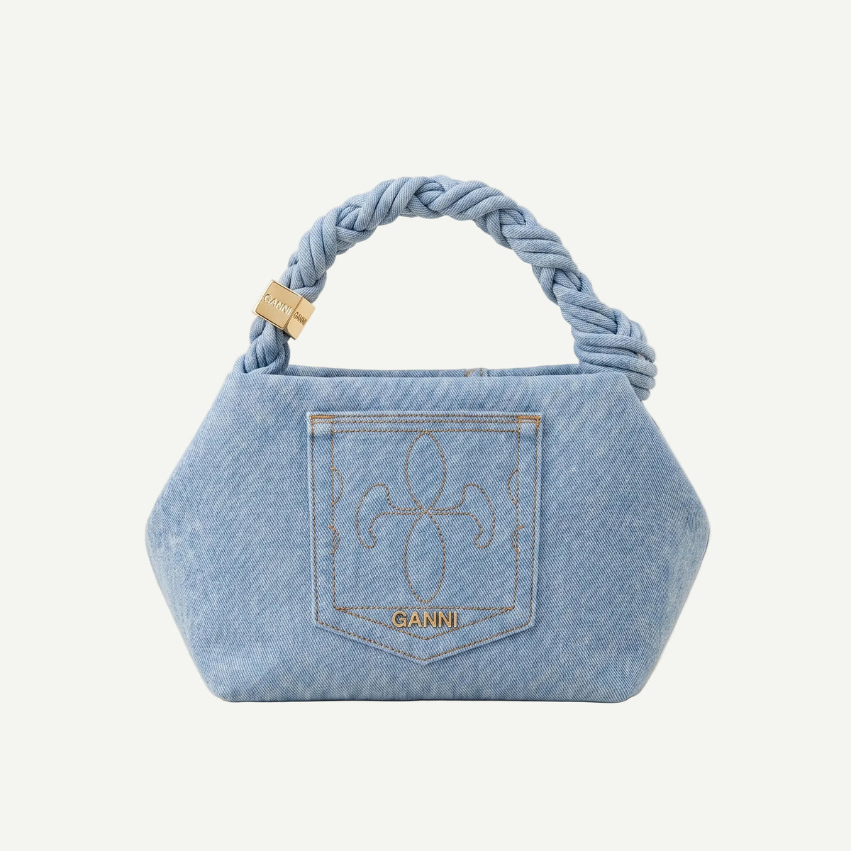 Sac Ganni Bou Petit Jean Bleu