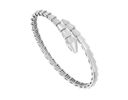 BVLGARI - Serpenti Viper Bracelet Or Blanc