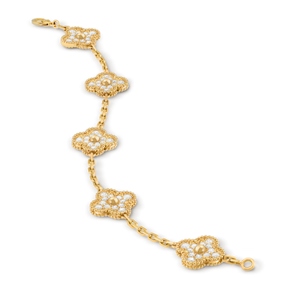 Van Cleef Vintage Alhambra 5 motifs Diamant