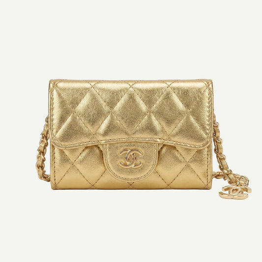 Mini Sac Chanel Dorée
