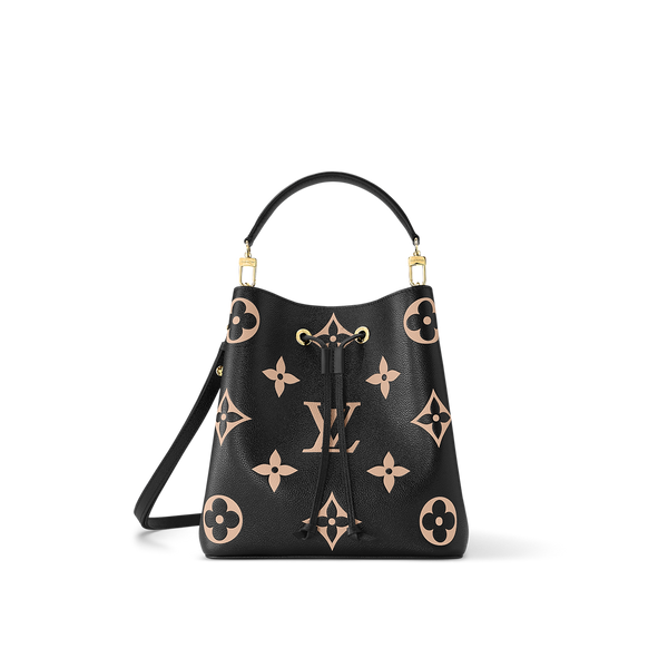 LV NéoNoé MM Bag Black/Beige