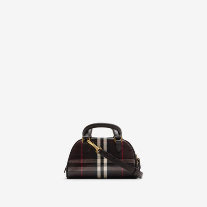 Burberry Mini sac bowling Highlands Noir