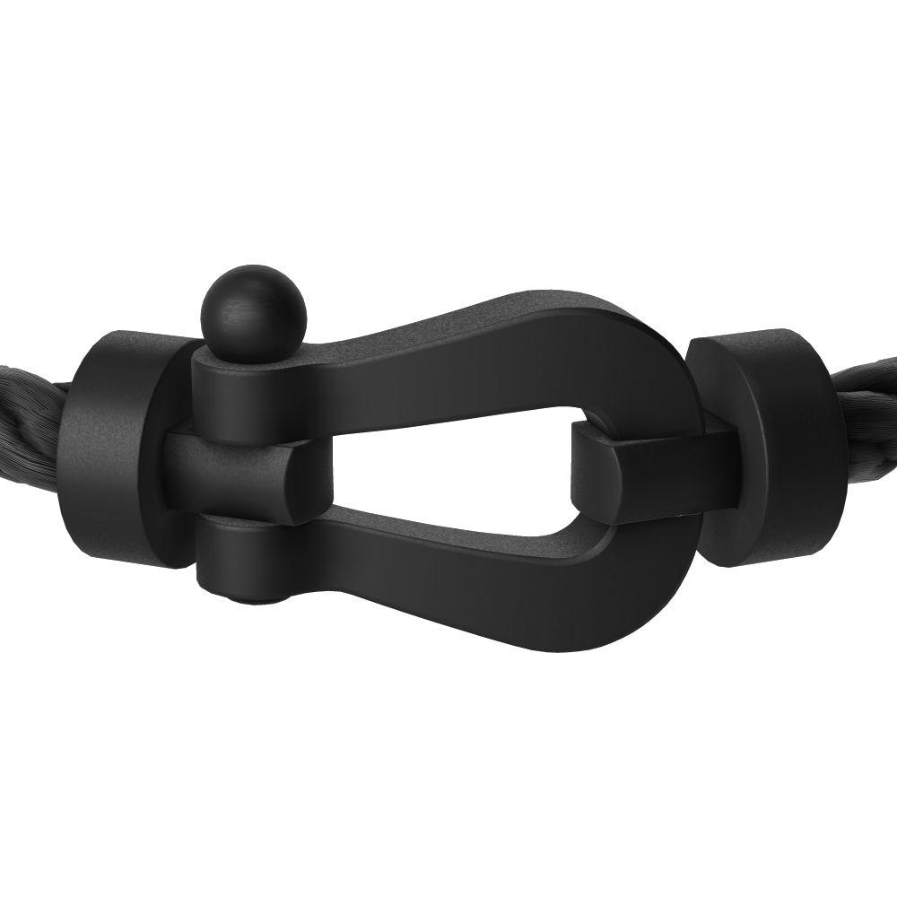 Fred - Bracelet Force 10 Grand Modèle Titane Noir