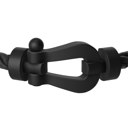 Fred - Bracelet Force 10 Grand Modèle Titane Noir