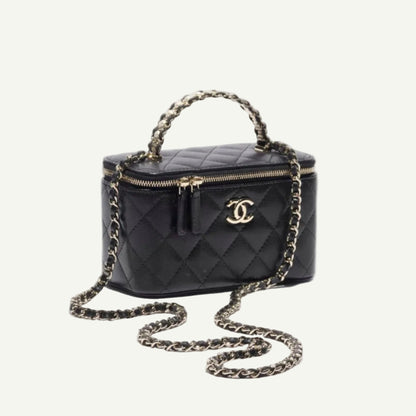 Chanel Sac Long Vanity Chaine Noir