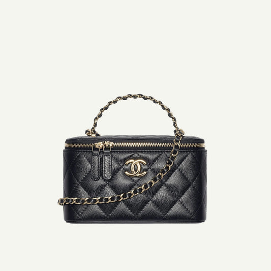 Chanel Sac Long Vanity Chaine Noir