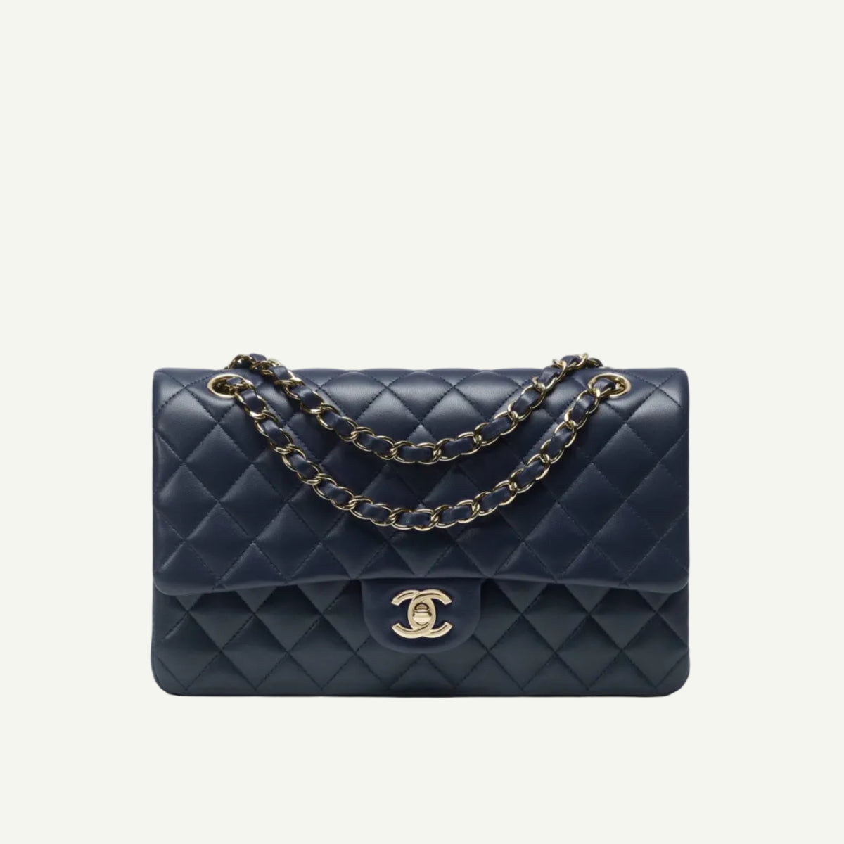 Chanel Classic Flap 11.12 Midnight Blue Bag