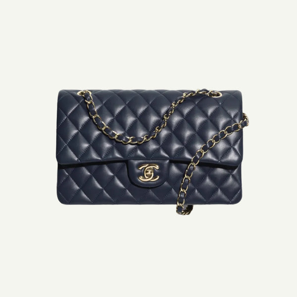 Chanel Classic Flap 11.12 Midnight Blue Bag