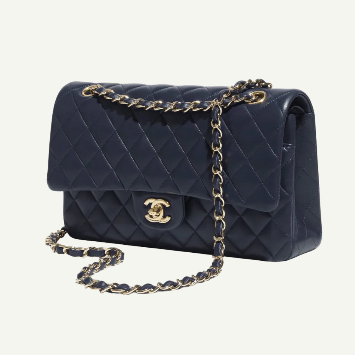 Chanel Classic Flap 11.12 Midnight Blue Bag