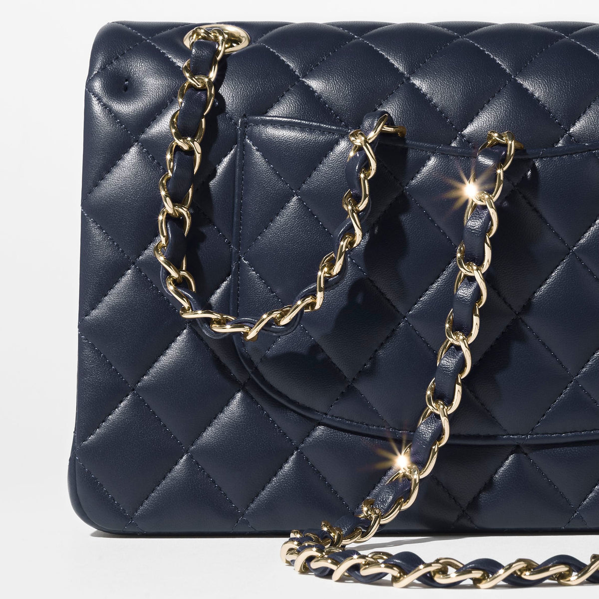 Chanel Classic Flap 11.12 Midnight Blue Bag