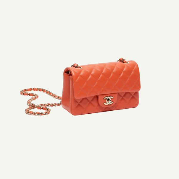 Chanel Classic Bag Orange