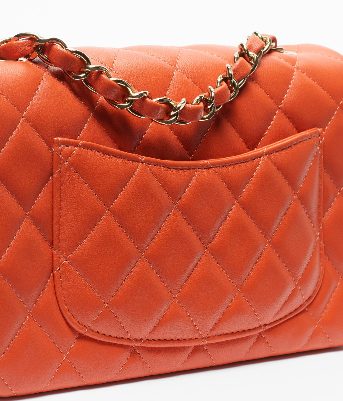 Chanel Classic Bag Orange