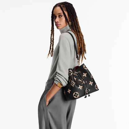 LV Sac NéoNoé MM Noir/Beige
