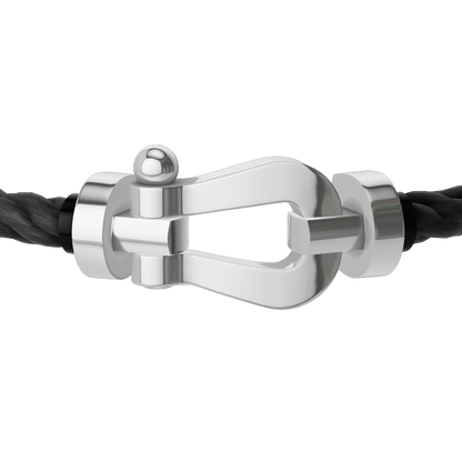 Fred - Bracelet Force 10 Or Blanc / Noir