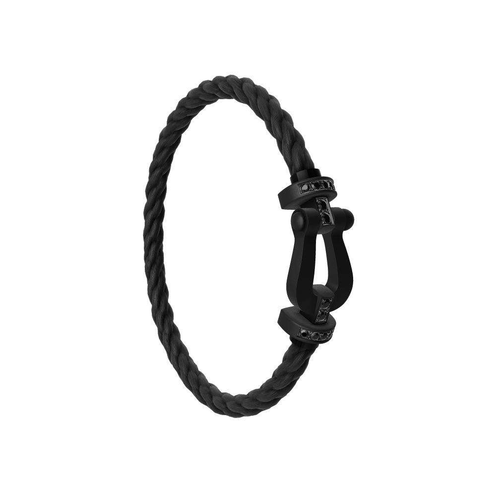 Fred - Bracelet Force 10 Black Titanium / Black Diamonds