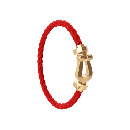 Fred - Bracelet Force 10 Rouge / Or Jaune