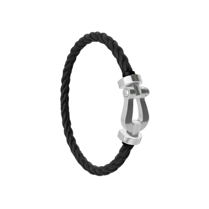 Fred - Bracelet Force 10 Or Blanc / Noir