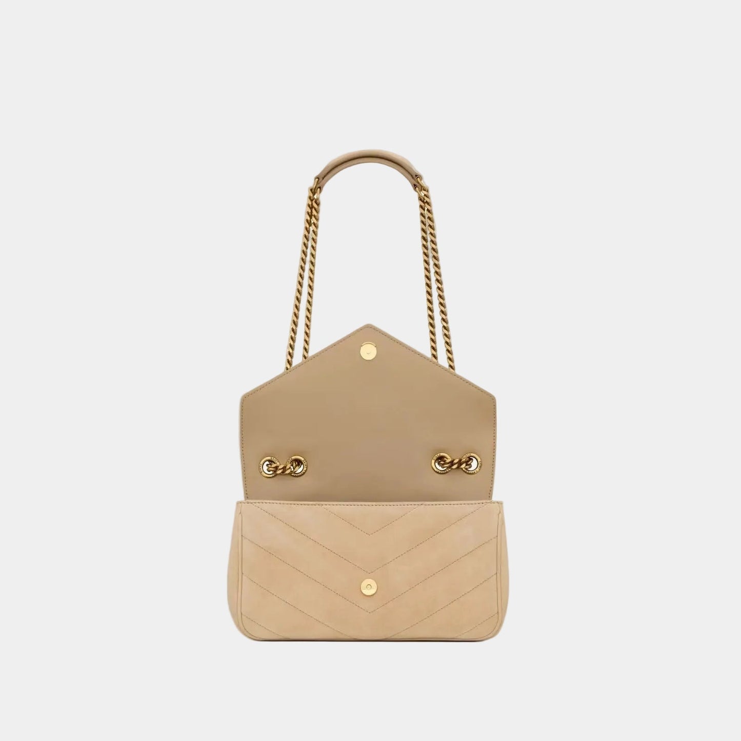 Saint Laurent Sac Loulou Small Suède Matelassé