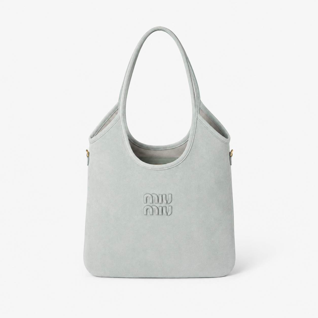 MiuMiu Sac IVY en Suède Blanc