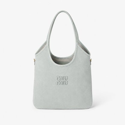 MiuMiu Sac IVY en Suède Blanc