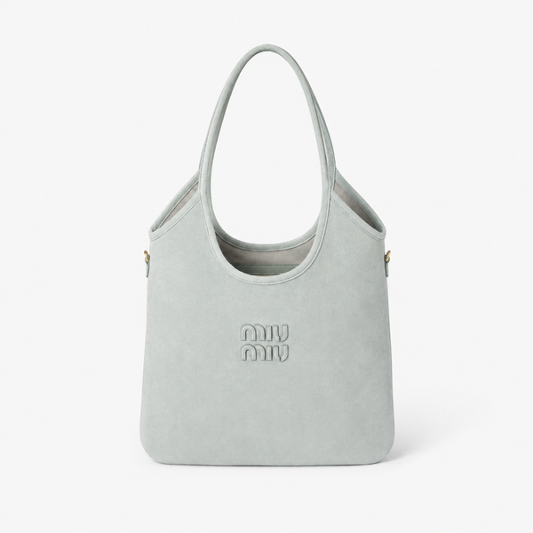 MiuMiu Sac IVY en Suède Blanc