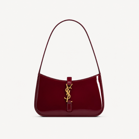 Saint Laurent Sac Le 5 à 7 Mini Verni Noir