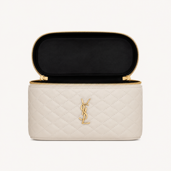 Saint Laurent Large Gaby Vanity Bag Blanc