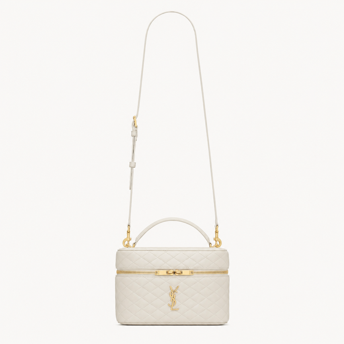 Saint Laurent Large Gaby Vanity Bag Blanc