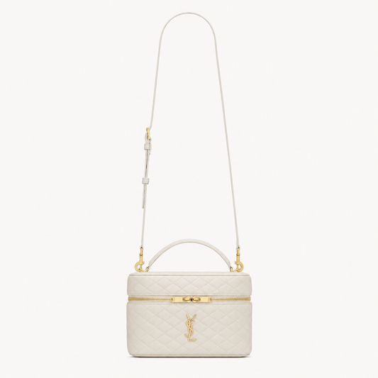 Saint Laurent Large Gaby Vanity Bag Blanc