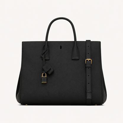 Saint Laurent Sac de Jour Grainé  Large Noir