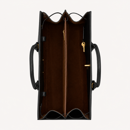 Saint Laurent Sac de Jour Grainé  Large Noir